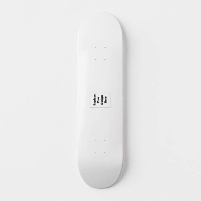 Skate Crie o Seu Próprio branco (Frente)
