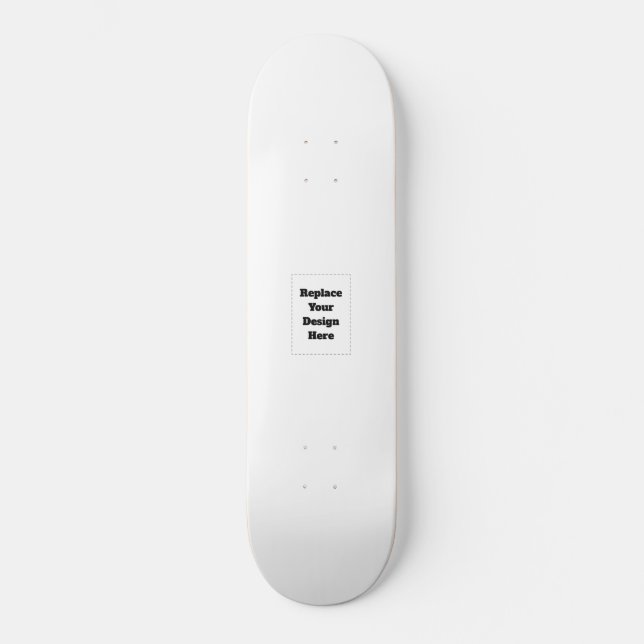Skate Crie o Seu Próprio branco (Frente)