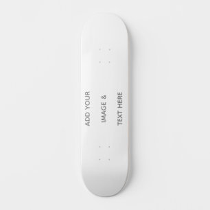 Skate Crie seu próprio cartão branco de Save The Date