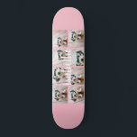 Skate Crie Seu Próprio Nome Personalizado Colagem de Fot<br><div class="desc">Uma forma excelente de mostrar as suas fotografias quadradas a partir da sua conta online. Um design feminino,  mas sofisticado.</div>