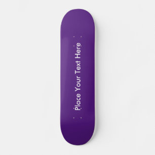 Skate Crie Sua Própria Mensagem Personalizada Roxo