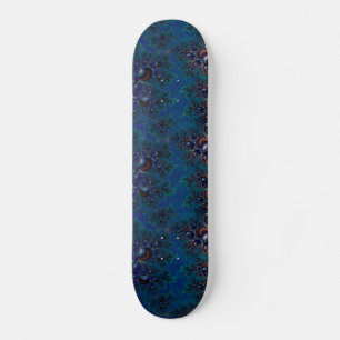 Skate Cristais de Frost Azul da Meia-Noite Fractal