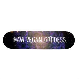 Skate cru da deusa do Vegan