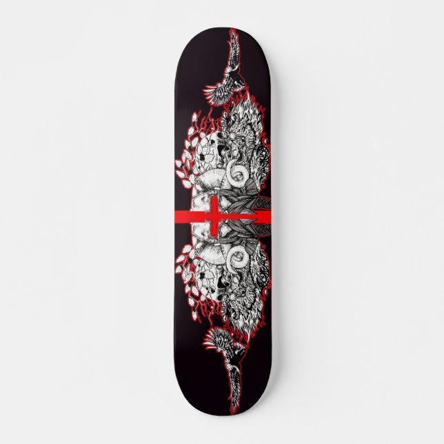 Skate Cruz do sangue de Viking (Frente)