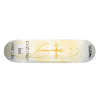 Skate cruz verdadeira do conselho diário do clink do