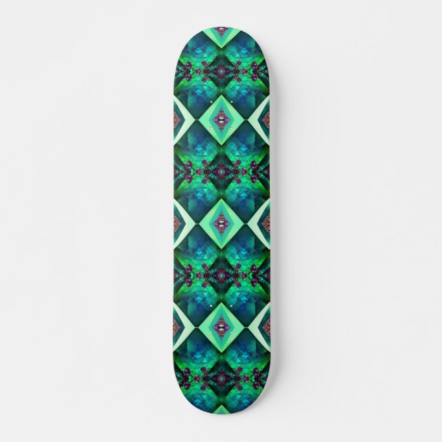 Skate Crystal Jewel Green Emerald Gemstone May Birday (Frente)