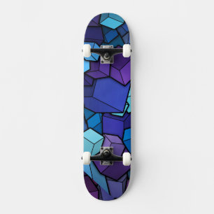 Skate Cubos abstrato