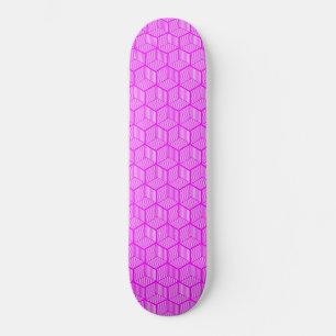 Skate Cubos em tiras rosa
