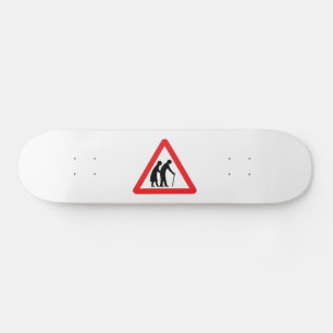 Skate CUIDADO Pessoas Idosas - Sinal de Tráfego do Reino