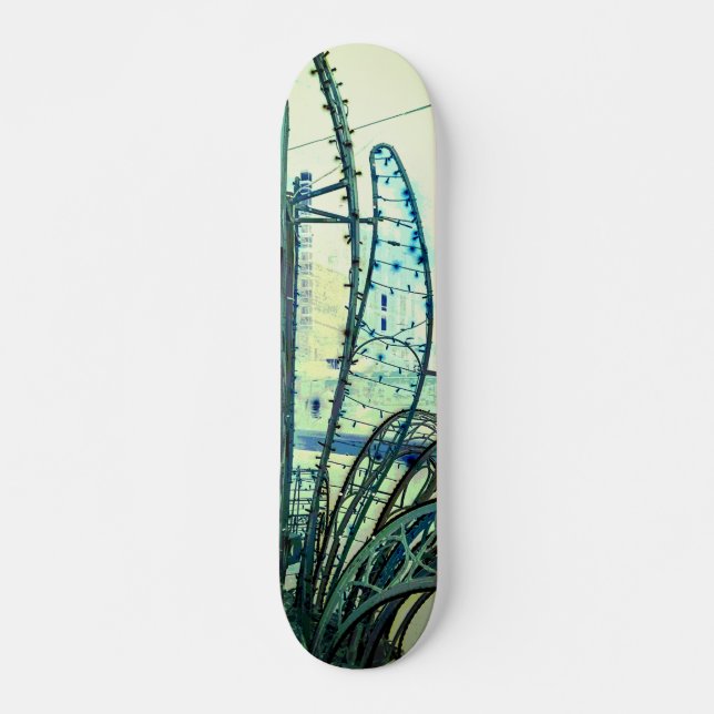 Skate Curvas azuis (Frente)