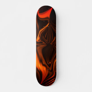 Skate Curvas ou ondulações de coral, sobre fundo escur