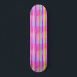 Skate Cute Pastel Rainbow Stripes<br><div class="desc">Cute pastel rainbow stripes bring a sweet, candy-colored mood with bright pink, lavender, yellow, mint, and orange flowing across the pattern. The uneven vertical bands and soft speckled texture give this colorful stripe pattern a playful, dreamy feel. A cheerful choice for anyone who loves kawaii-inspired color and lively modern style....</div>