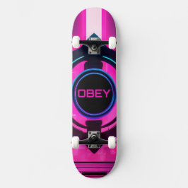 Skate Cyberpunk Neon Obey Streetwear Sci-Fi City
