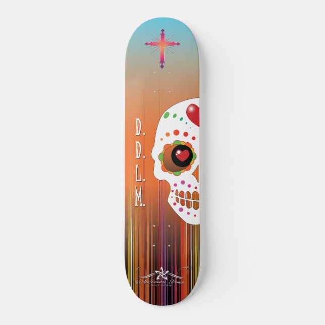 Skate D.D.L.M. Calavera (Frente)