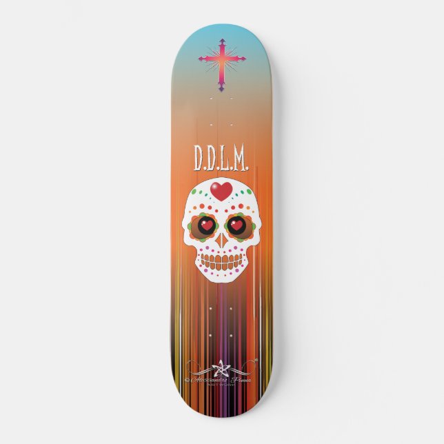 Skate D.D.L.M. Calavera (Frente)