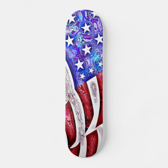 Skate da BANDEIRA AMERICANA (Frente)