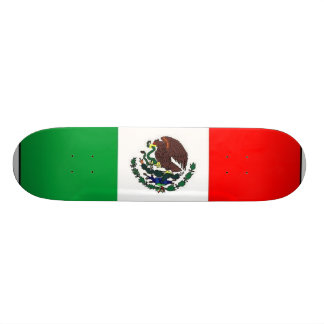 Skate da bandeira mexicana