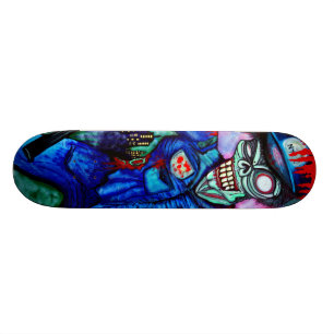 Skate da bobina do zombi