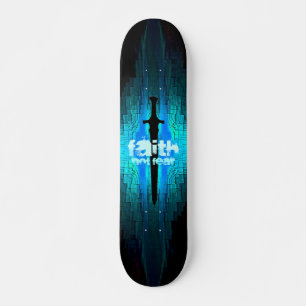 Skate da espada da fé