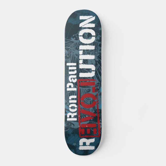 Skate da revolução de Ron Paul (Frente)