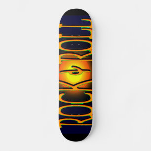 Skate da rocha & do rolo
