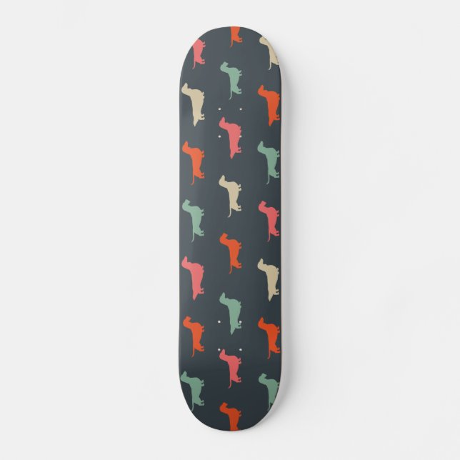 Skate Dachshund Silhouettes Wiener Dog Lover's (Frente)