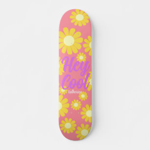 Skate Daisy Yellow Peach