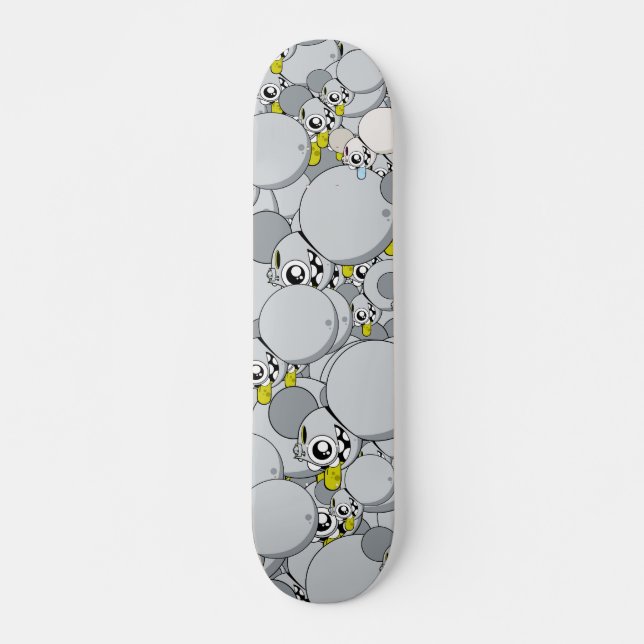Skate Dalek "Velha Escola" Cinza (Frente)