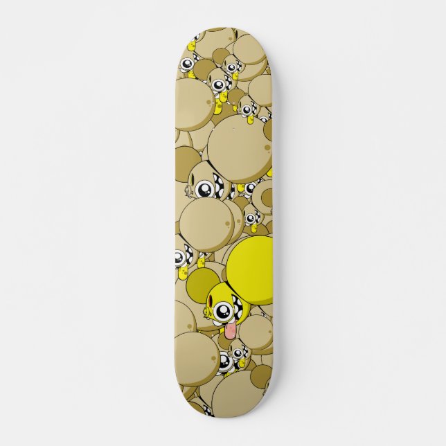 Skate Dalek "Velha Escola" Marrom (Frente)