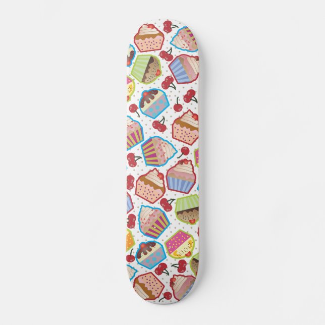 Skate das cerejas dos cupcakes n de Lotsa (Frente)