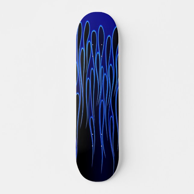 Skate das chamas azuis (Frente)