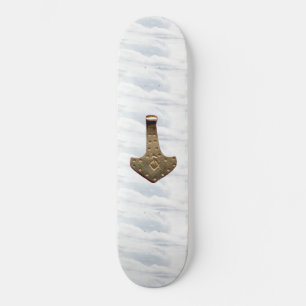 skate das nuvens de martelo do Dourado Thor