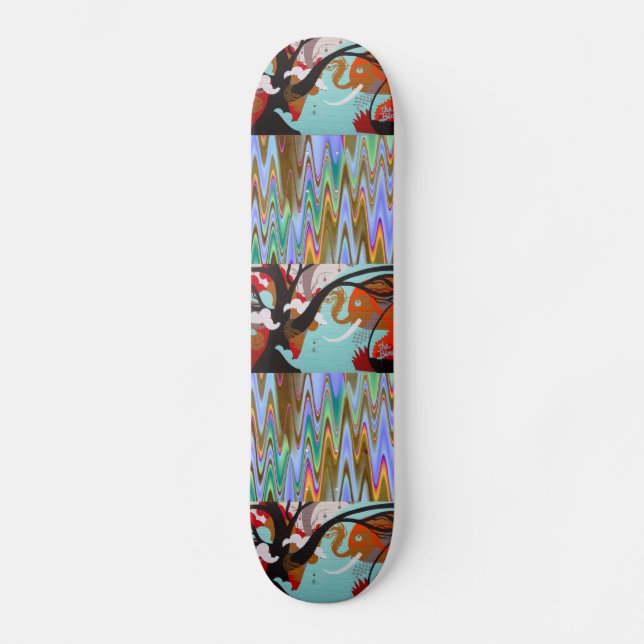 Skate de Arte de Grafite (Frente)
