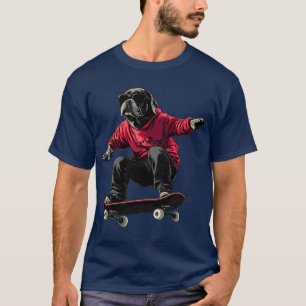 skate de cães - Camisa de skate T