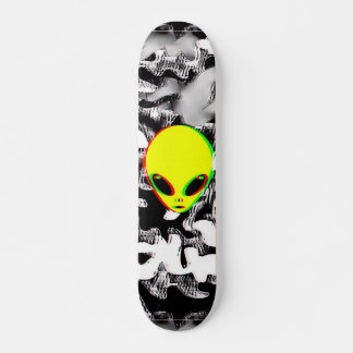 skate de Camo de Alienígena Trippy