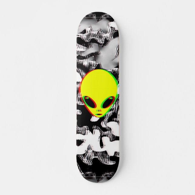 skate de Camo de Alienígena Trippy (Frente)