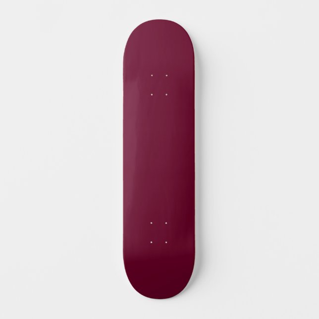 skate de cor da Tendência Dark Burgundy (Frente)