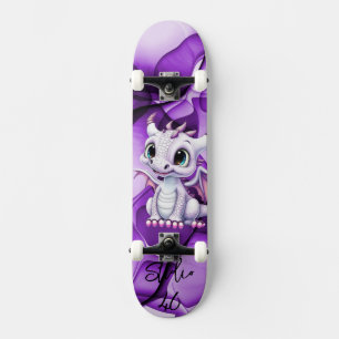skate de dragão roxo