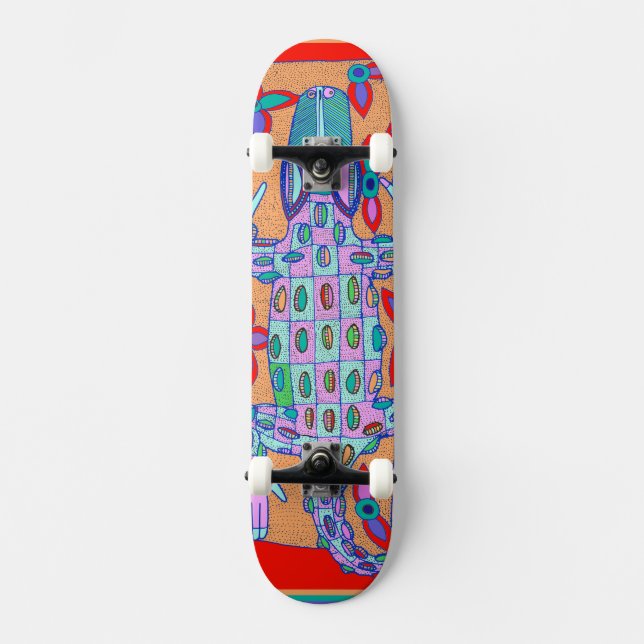 Skate de Esportes Radicais Crocodilo (Frente)