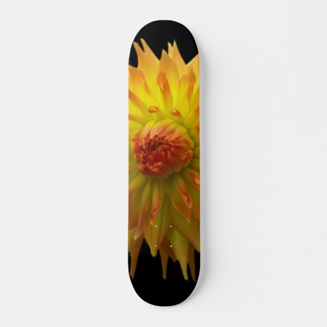 skate de flores amarelas (Frente)