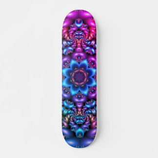 skate de flores psicodélicas
