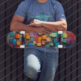 skate de Grafite de arte na rua 21