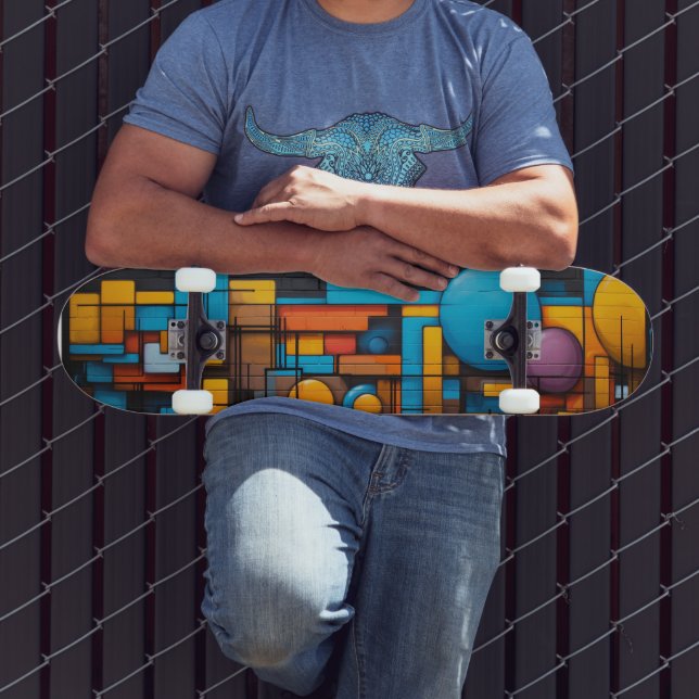skate de Grafite de arte na rua 23 (Ao ar livre 3)