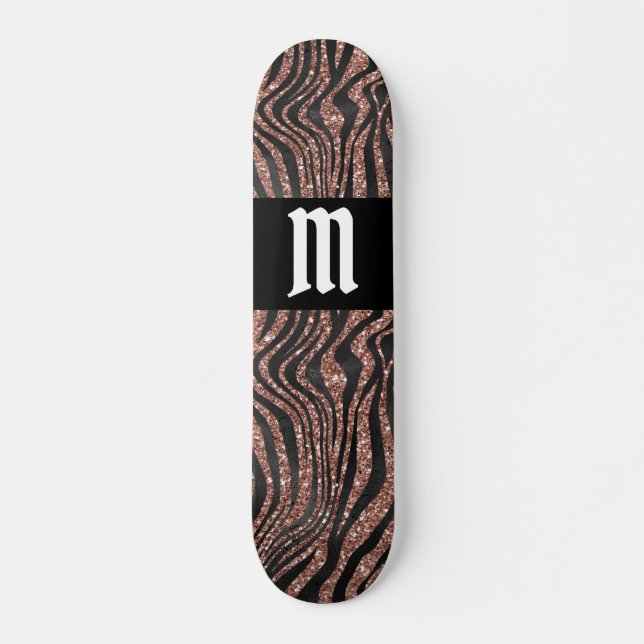 skate de impressão animal personalizado (Frente)