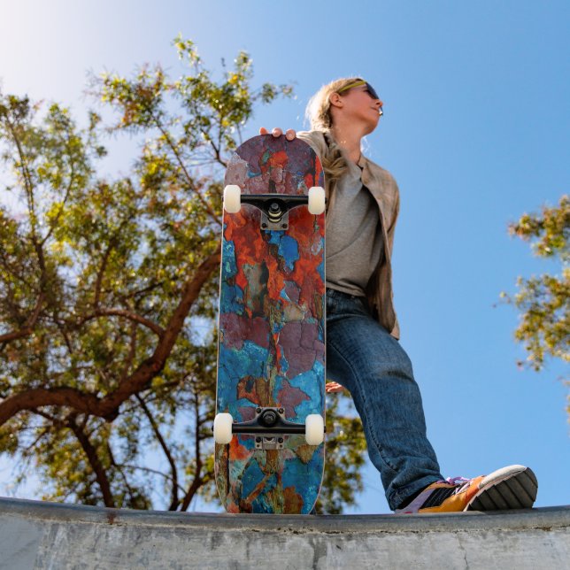Skate de madeira. (Ao ar livre 1)