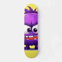 skate de monstro roxo legal