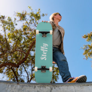 skate de nomes personalizados e brancos