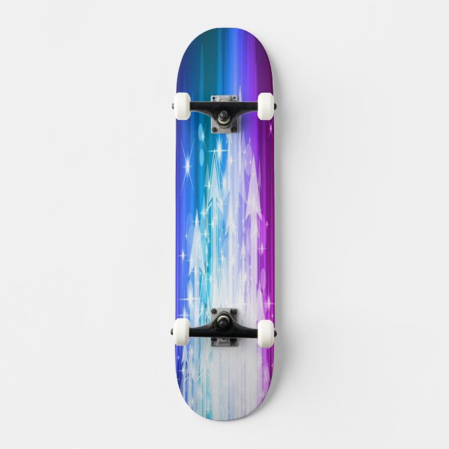 skate de padrão de seta abstrato (Frente)