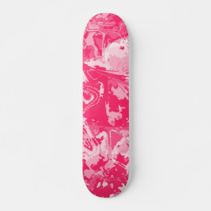 skate de padrão rosa abstrato