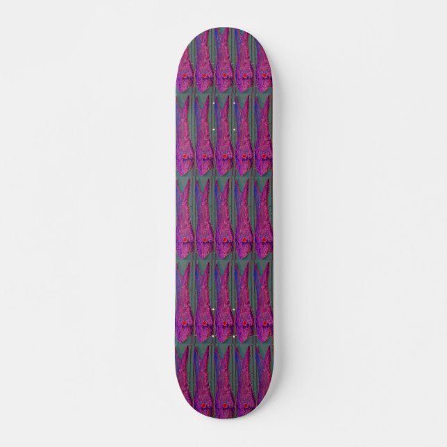 skate de peixe roxo (Frente)